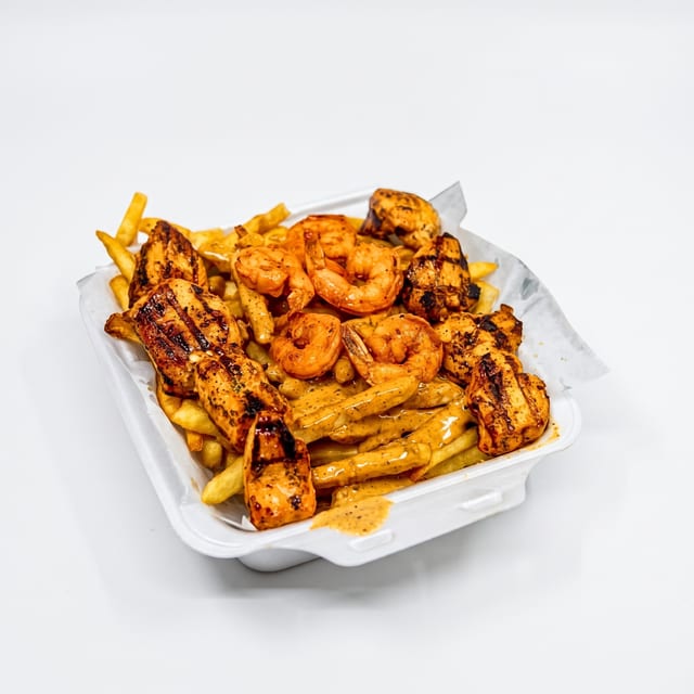 King Fries with Chicken.