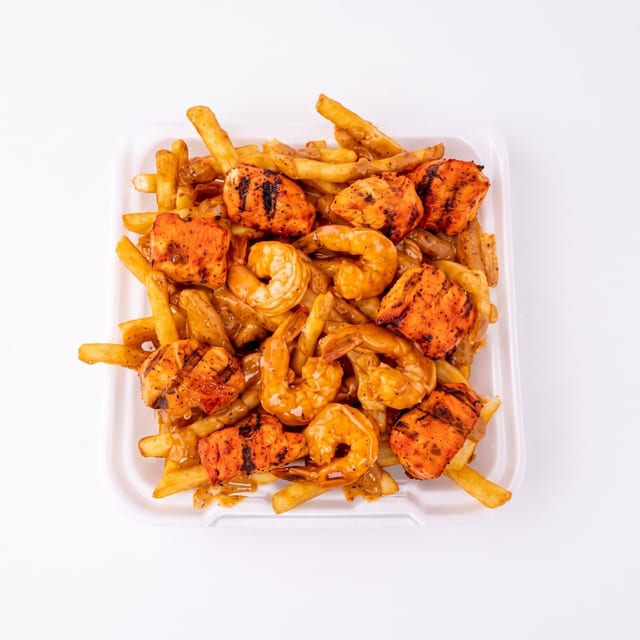 King Fries with Shrimp.