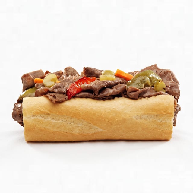 Italian Beef Sandwich.