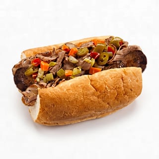 Beef Sausage Combo Sandwich