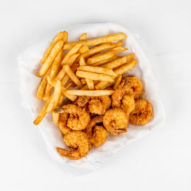 Medium Shrimp Dinner.