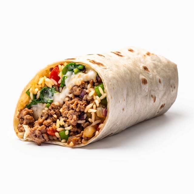 Beef King Burrito.
