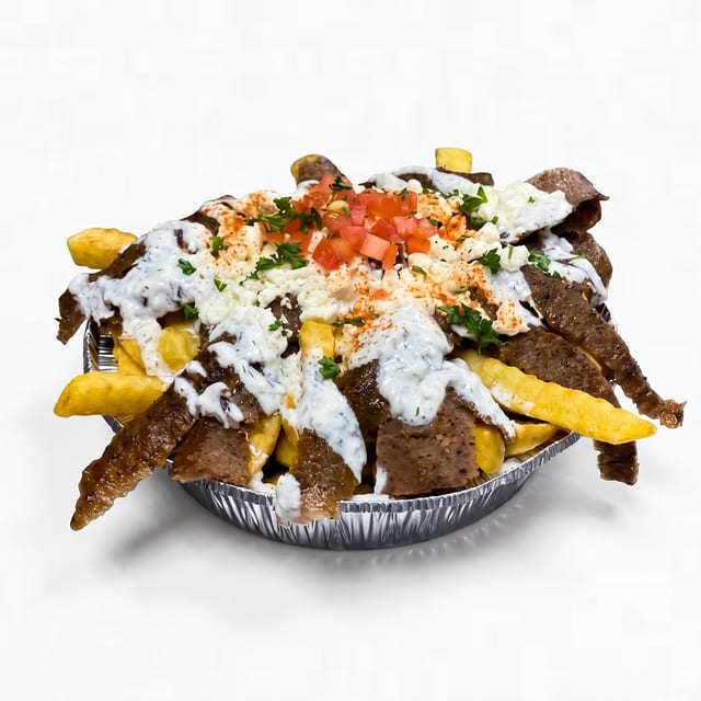 King Fries with Gyros.