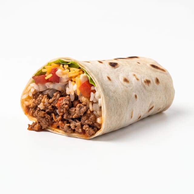 Steak King Burrito.