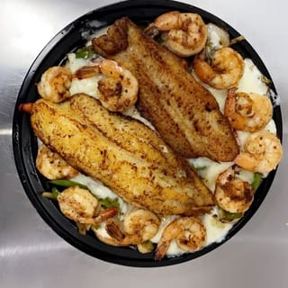 Tilapia and Shrimp Bowl