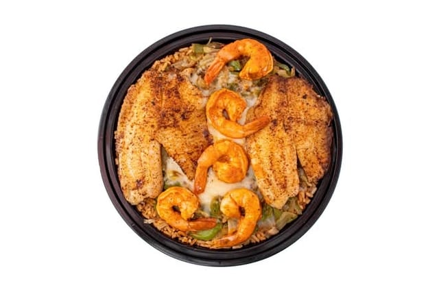 Catfish and Shrimp Bowl.